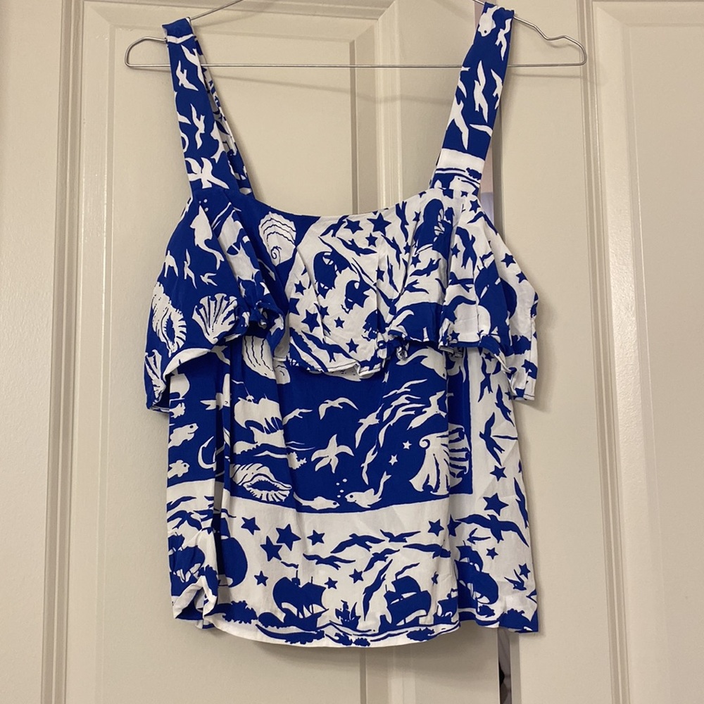 & Other Stories Ruffled Tank